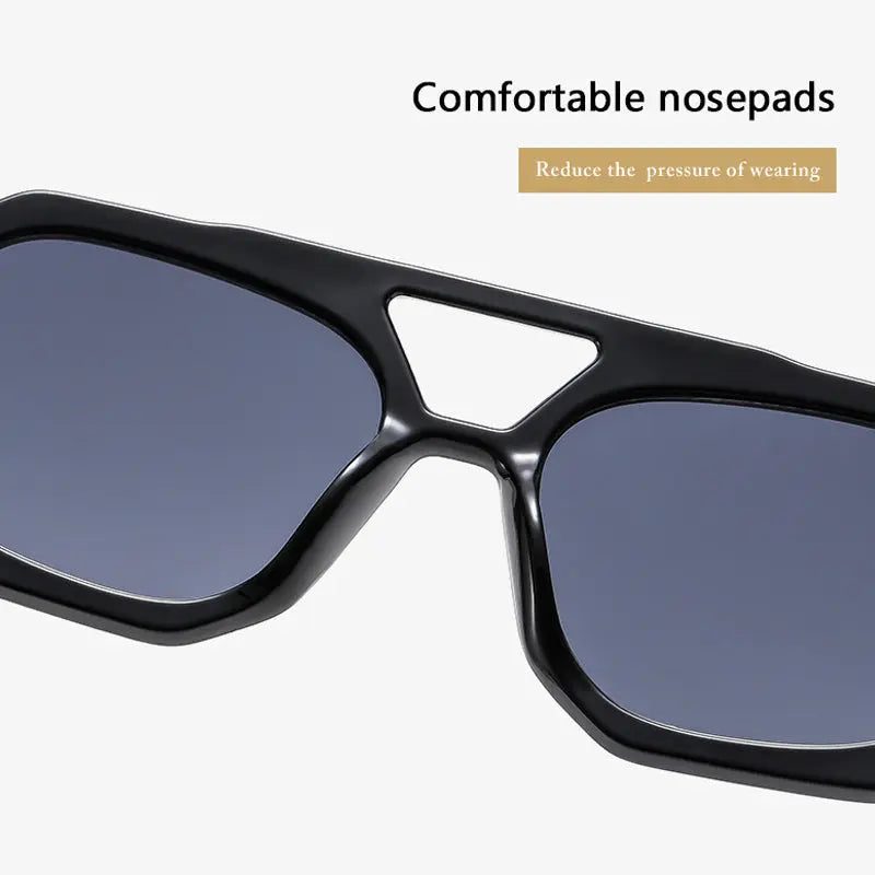 2024's latest fashionable, aviator-style sunglasses with double bridges AQP-STORE