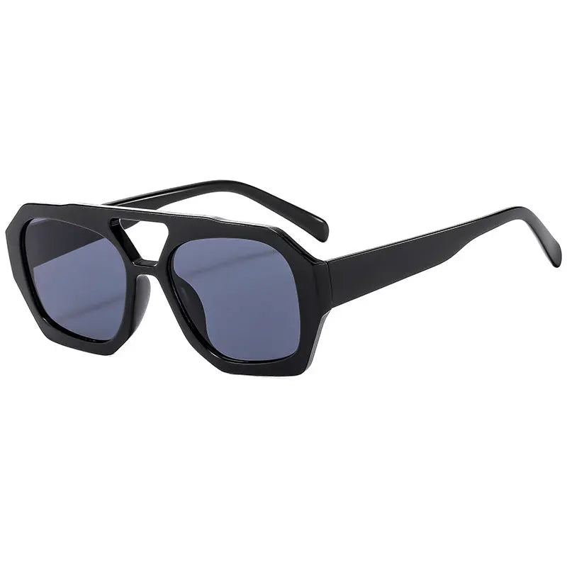 2024's latest fashionable, aviator-style sunglasses with double bridges AQP-STORE
