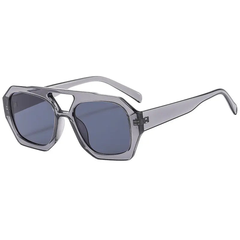 2024's latest fashionable, aviator-style sunglasses with double bridges AQP-STORE