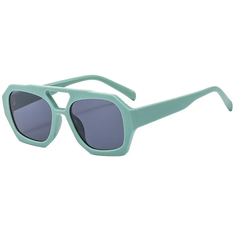2024's latest fashionable, aviator-style sunglasses with double bridges AQP-STORE