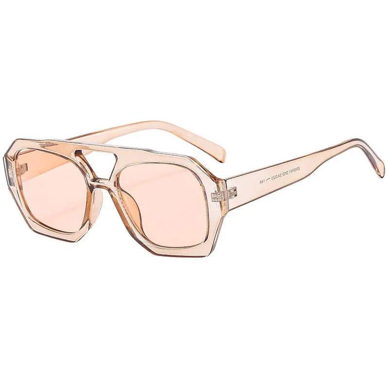 2024's latest fashionable, aviator-style sunglasses with double bridges AQP-STORE
