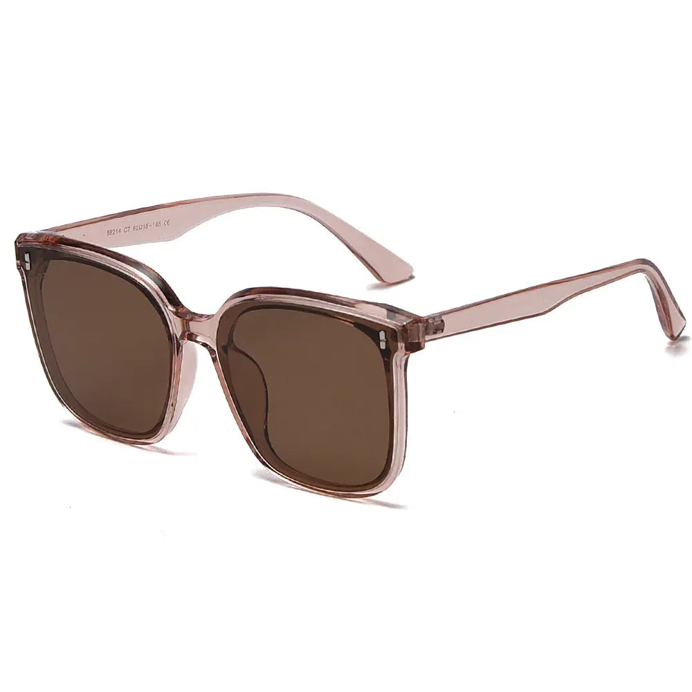 58214 2021 new style sunglasses for women retro large frame square tr90 glasses fashion trend polarized sunglasses for men AQP-STORE