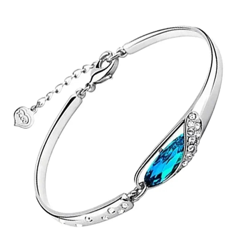 New Diamond Crystal Butterfly Jewelry Set Necklace+Earrings+Bracelet Crystal Set Fashion Jewelry AQP-STORE