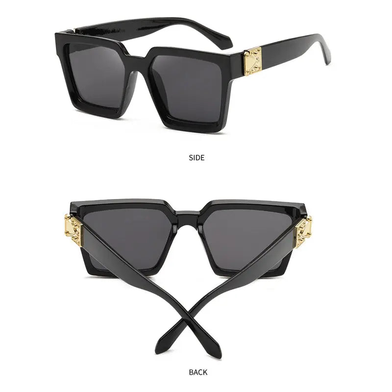 2024 New European and American Personalized Sunglasses Diamond-encrusted Sunglasses Fashionable Trendy Sunglasses Wholesale W23 AQP-STORE