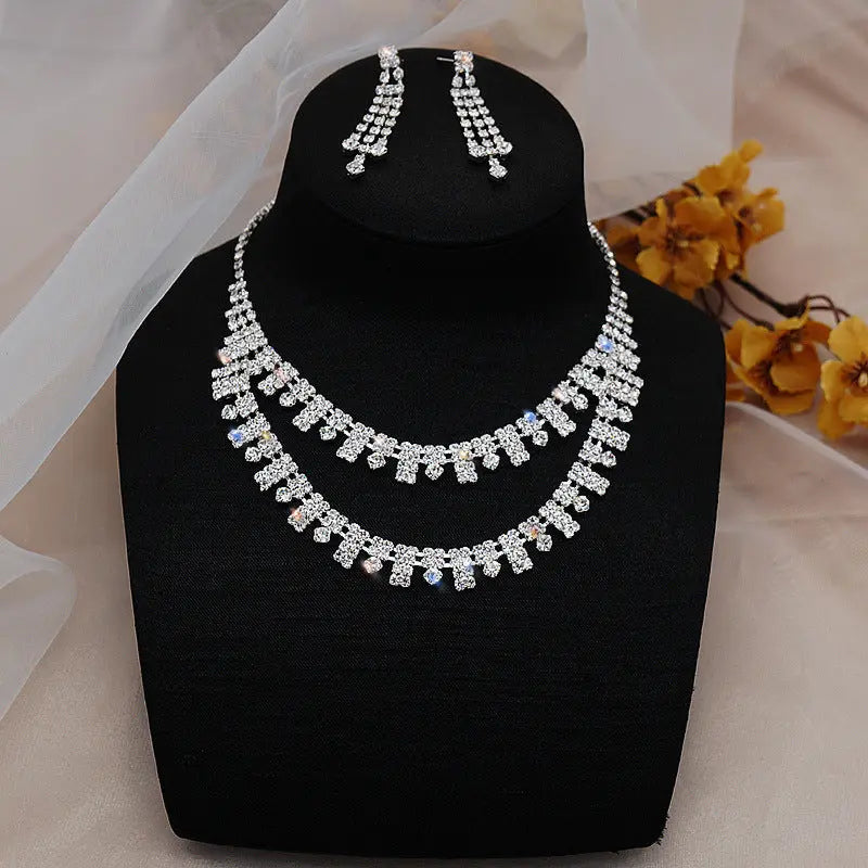 Material: Rhinestones Rhinestones Women's jewelry, suitable for holiday gifts, travel souvenirs AQP-STORE