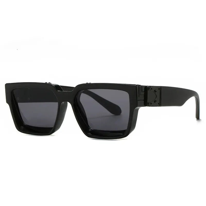 Millionaire square frame sunglasses 86367 European and American color men's and women's sunglasses cross-border modern fashion sunglasses AQP-STORE
