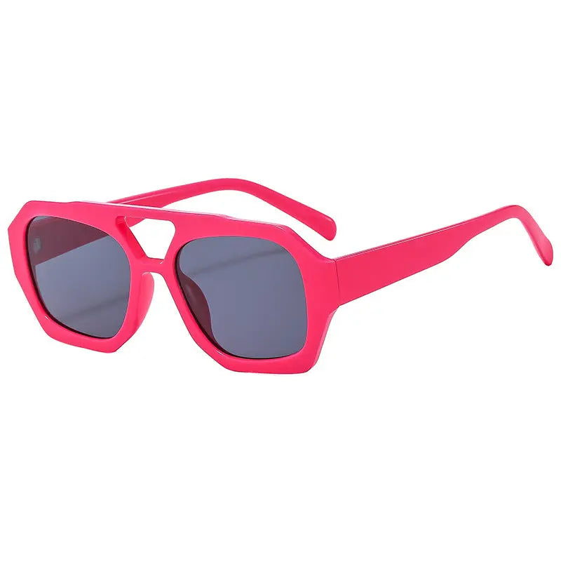 2024's latest fashionable, aviator-style sunglasses with double bridges AQP-STORE