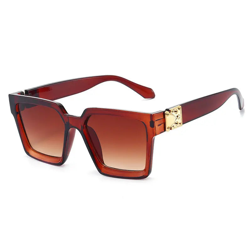 2024 New European and American Personalized Sunglasses Diamond-encrusted Sunglasses Fashionable Trendy Sunglasses Wholesale W23 AQP-STORE