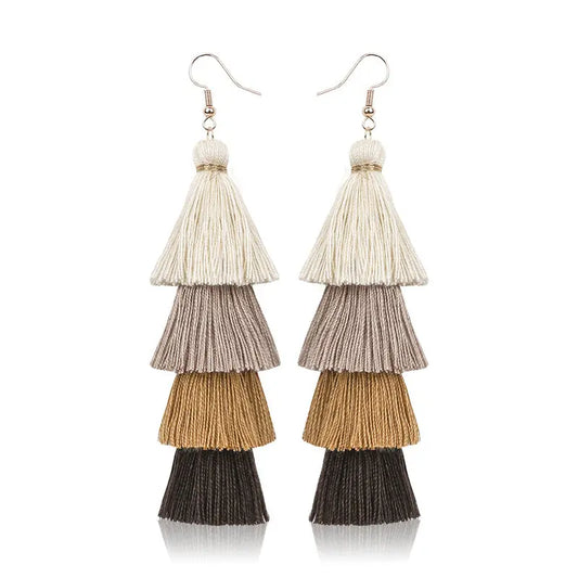 Tassel earrings AQP-STORE
