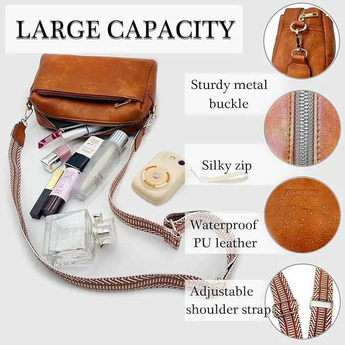 DEYIZY Crossbody Bag with adjustable wider Shoulder Strap Deyee