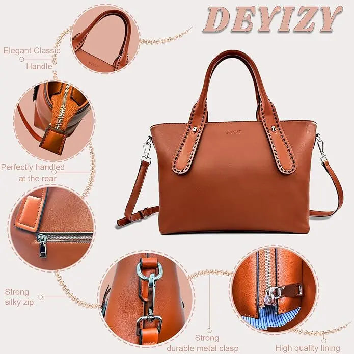 DEYIZY Handbags for Women with extended handle drop Deyee